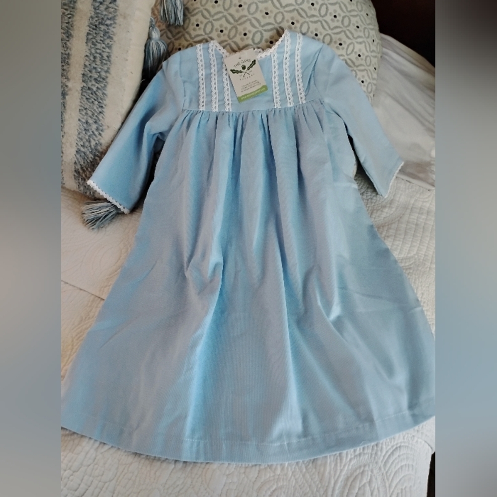 Light Blue Long Sleeve Dress